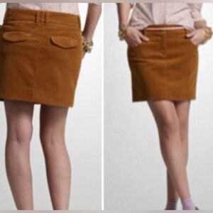 Like New JCrew Corduroy Mini Skirt